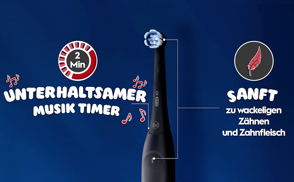 Електрична зубна щітка для дітей Oral-B iO Series 2 Spiderman Black, 3 режими чищення, з 1 насадкою та дорожнім футляром