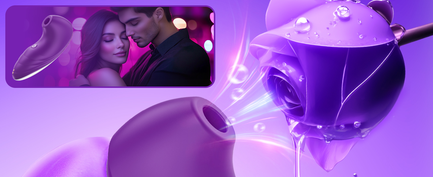 Вібратор для жінок з силікону, набір вібраторів з 7 режимами, тихий та потужний, фіолетовий