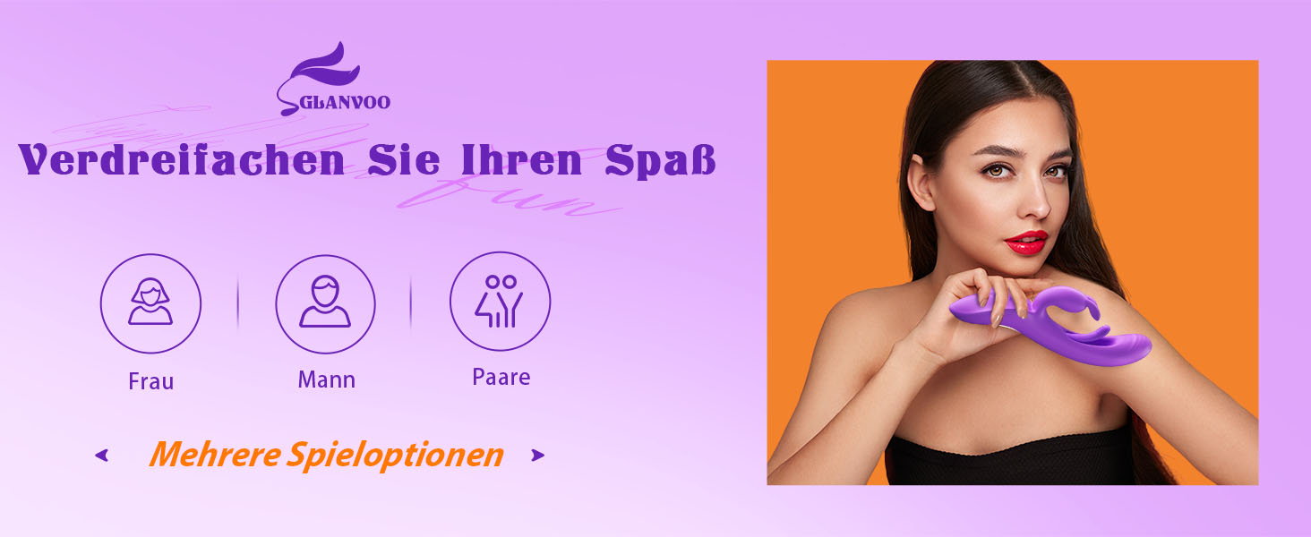 Вібратор для жінок G-spot з 7 режимами: вібратор клітора, секс-іграшка для пар, фіолетовий