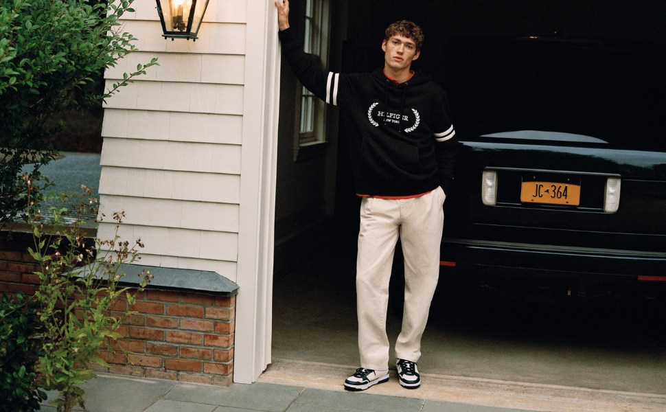 Труси чоловічі Tommy Hilfiger 3 шт. з еластичною тканиною, блакитні