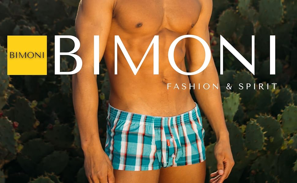 BIMONI Боксер чоловічий з бавовни, низька посадка, сексуальний, труси, білий, розмір M
