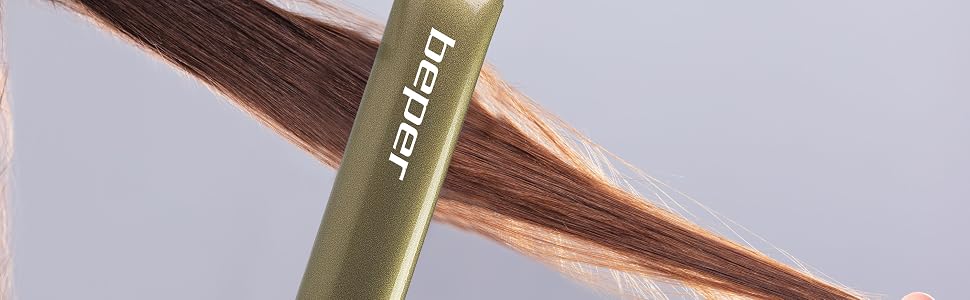 Випрямляч для волосся Beper 40.450 Go, максимальна температура 230°C, потужність 45 Вт, золотий