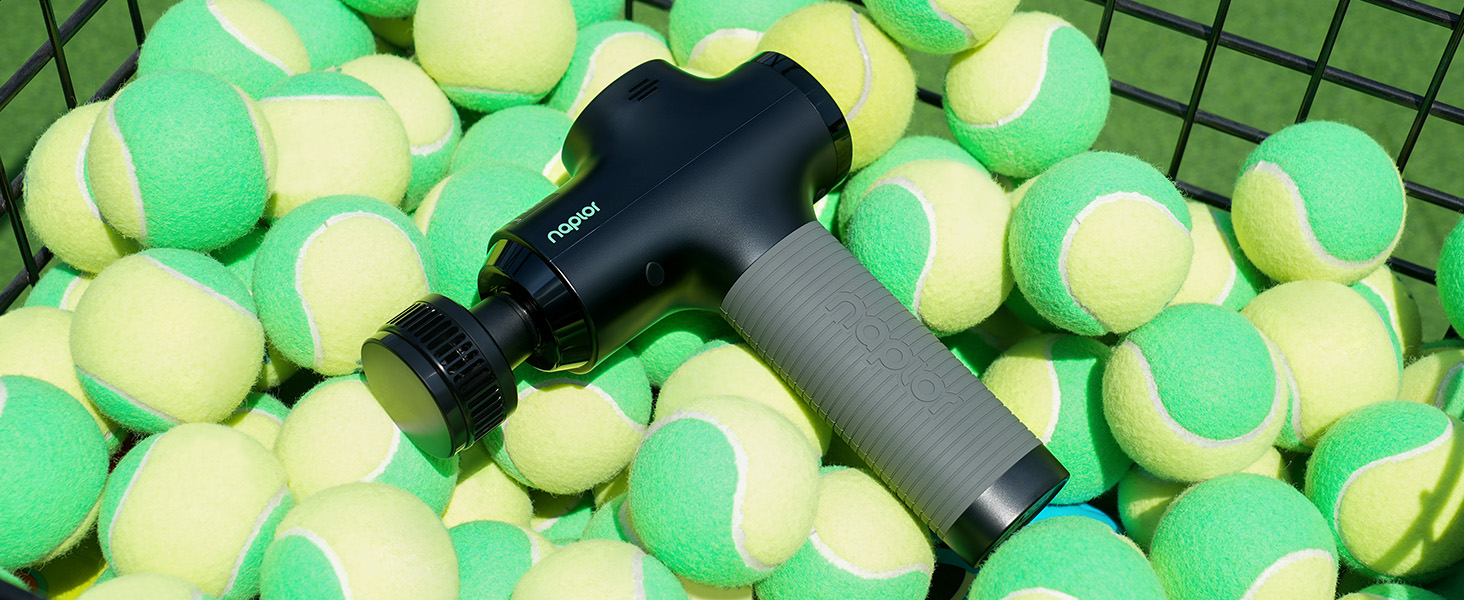 Перкусійний масажер Naplor Massage Gun з функціями підігріву та охолодження для м'язів