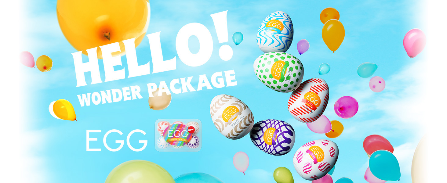 TENGA EGG WONDER - Набір з 6 різних мастурбаторів Classic