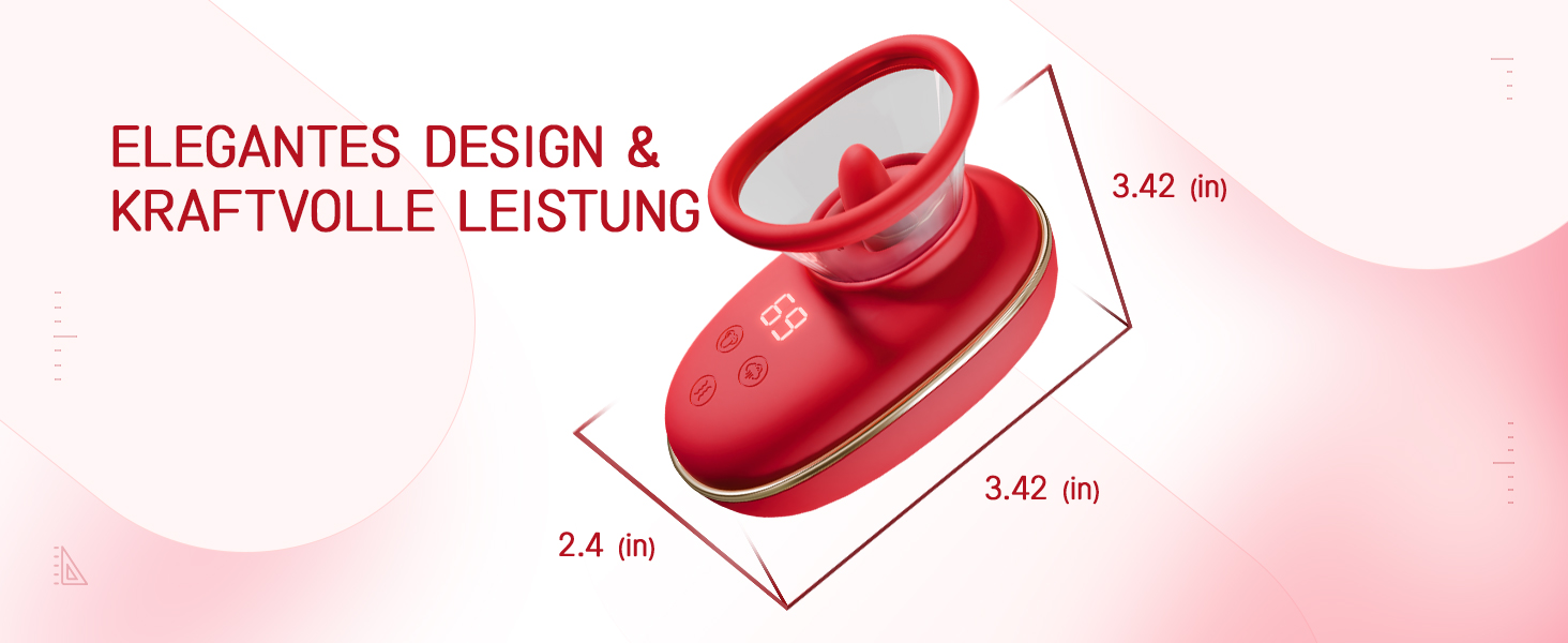 Вібратор для жінок, секс-іграшка для пар: кліторальний масажер з знімним стаканчиком, набір вібраторів з 3 насадками, 9 режимів та вібрацією