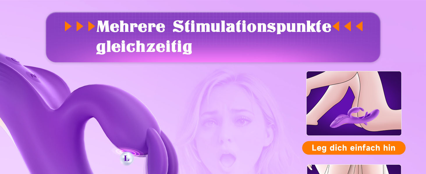 Вібратор для жінок G-spot з 7 режимами: вібратор клітора, секс-іграшка для пар, фіолетовий