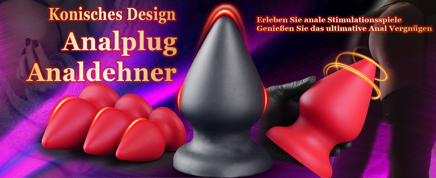 Анальний масажер для чоловіків та жінок Leyuye, XL, чорний