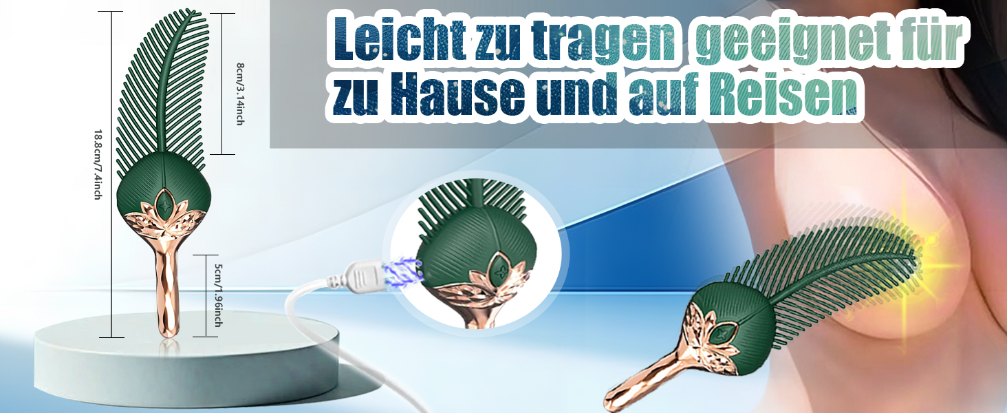Вібратор для жінок PINTLE Klitoris Stimulator з 10 режимами – стимуляція G-точки, набір вібраторів, секс-іграшки для жінок та пар, тихий силіконовий вібратор, водонепроникний, USB-зарядка