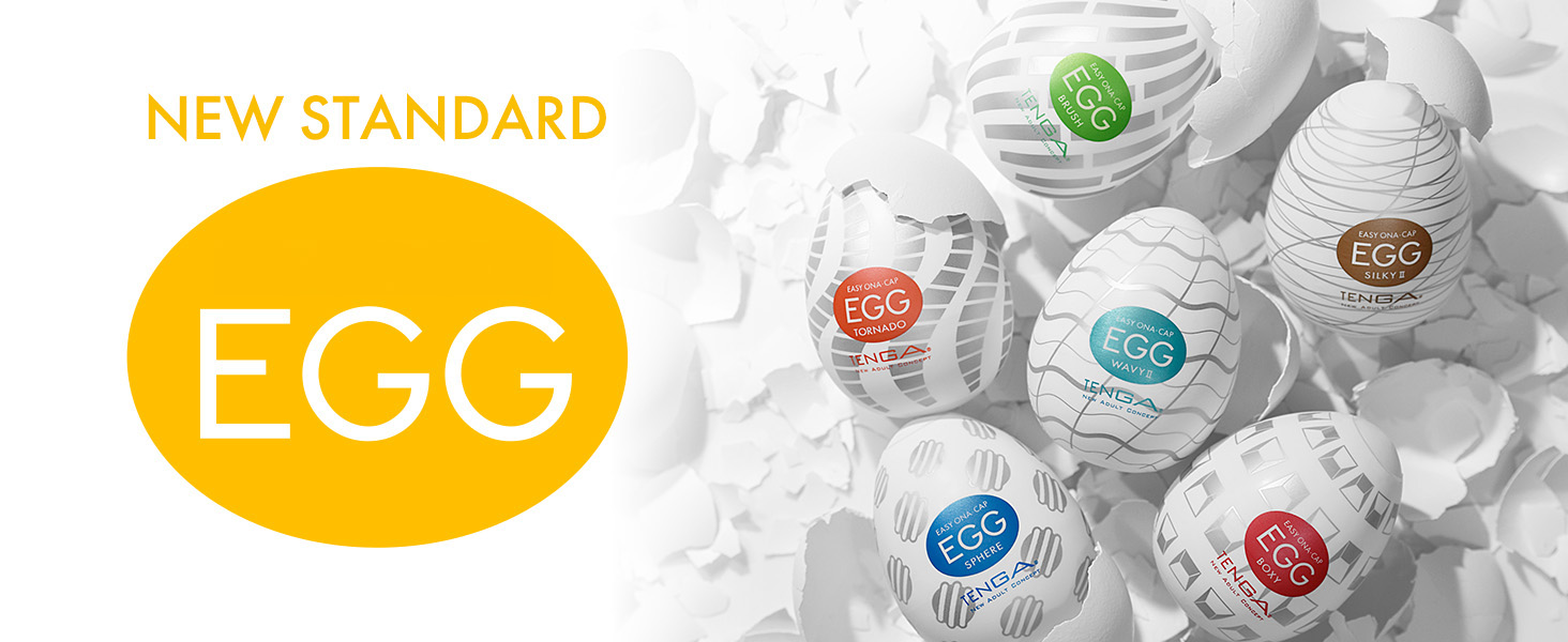 TENGA EGG Easy Beat: Мастурбатор для чоловіків (набір 6 шт.) з різними структурами