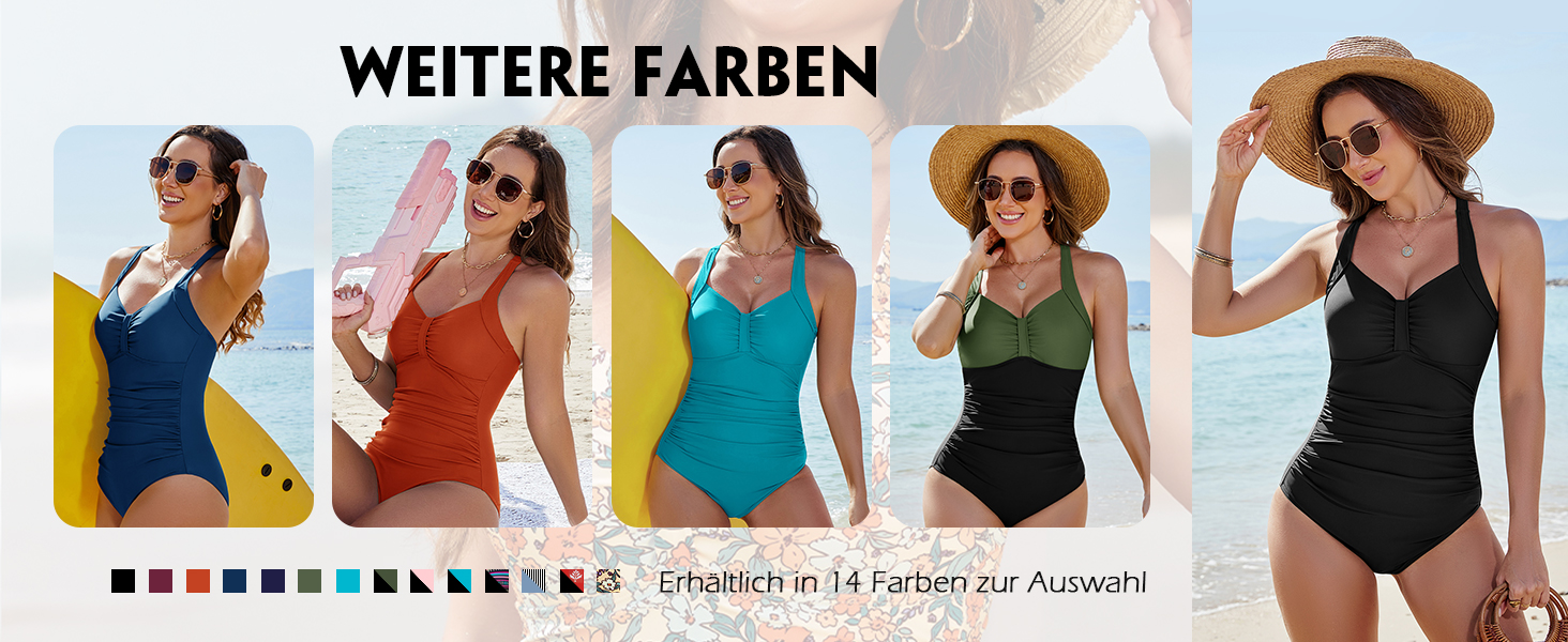 Чоловічий купальник Nadeer Badeanzug: одноцільний, висока талія, Push Up, V-подібний виріз, спортивні смуги, чорний, XL