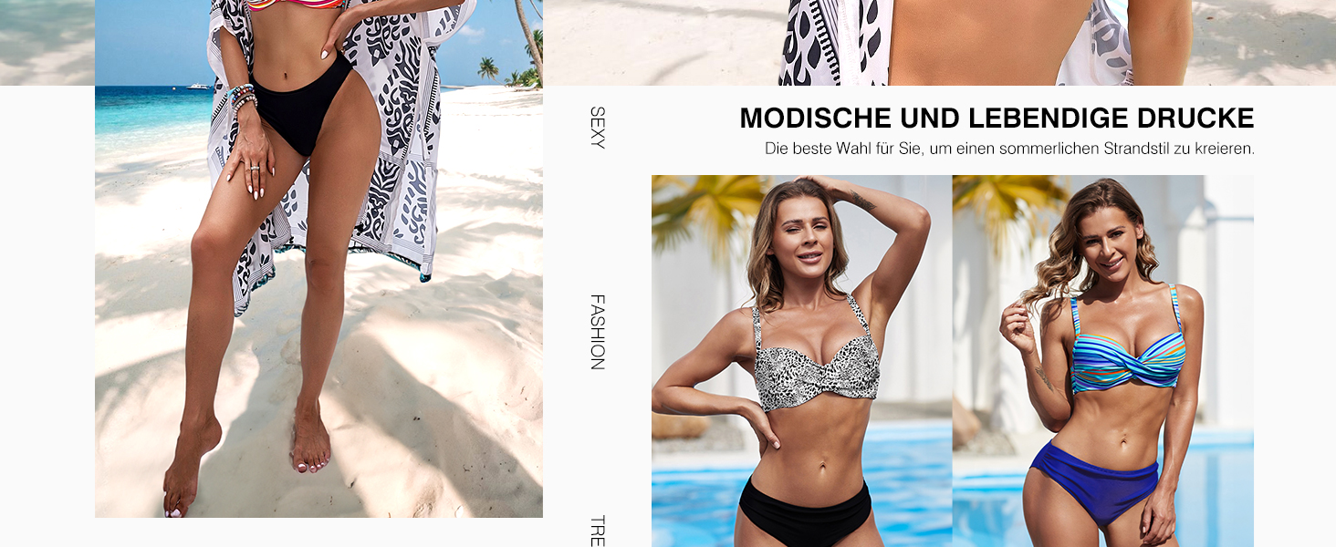 Бікіні Dokotoo Push Up, Комплект з перехресними бретелями, Купальник жіночий, Розміри S-XXL, Багатокольоровий