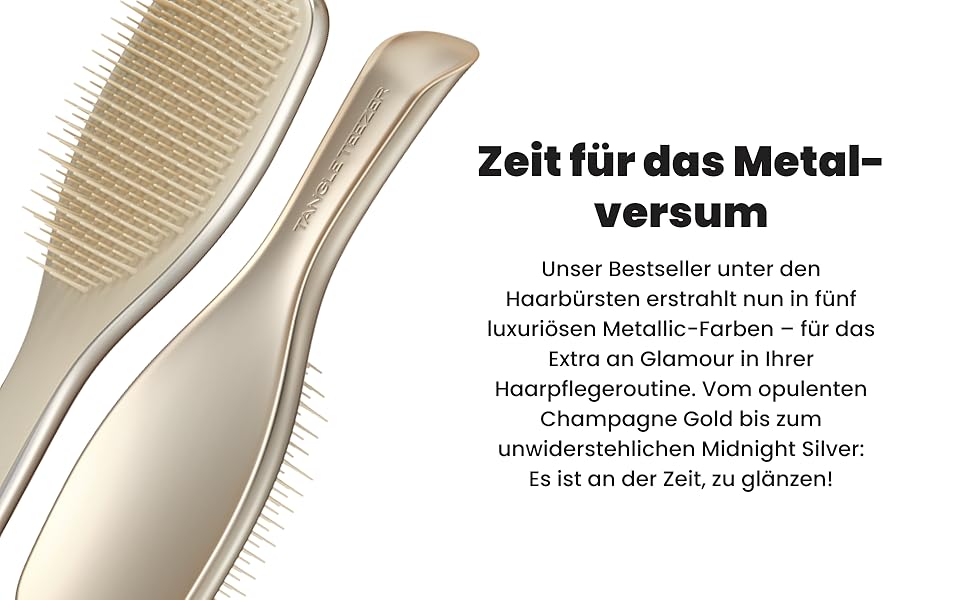 Щітка для волосся Tangle Teezer Ultimate Detangler для вологого та сухого волосся, розплутувальна, для всіх типів волосся, колір Champagne Gold