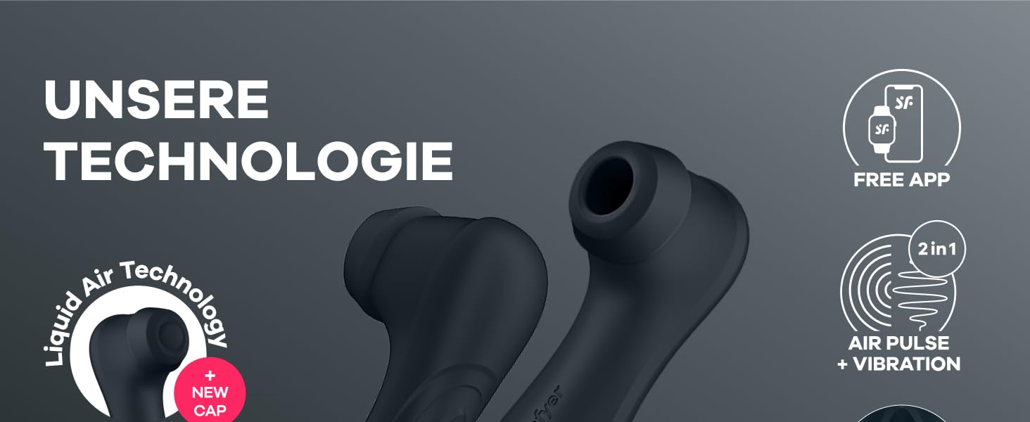 Вібратор Satisfyer Pro 2 Gen 3 з підключенням через APP | Технологія Liquid-Air | Тиха та потужна стимуляція клітора | Вібратор-імпульсна хвиля | Іграшка для дорослих, подарунок для жінок | Дildo чорного кольору