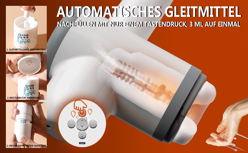 Електричний мастурбатор для чоловіків з телескопічною функцією та реміннем на стегна. Автоматичне змащення. Іграшки для дорослих.