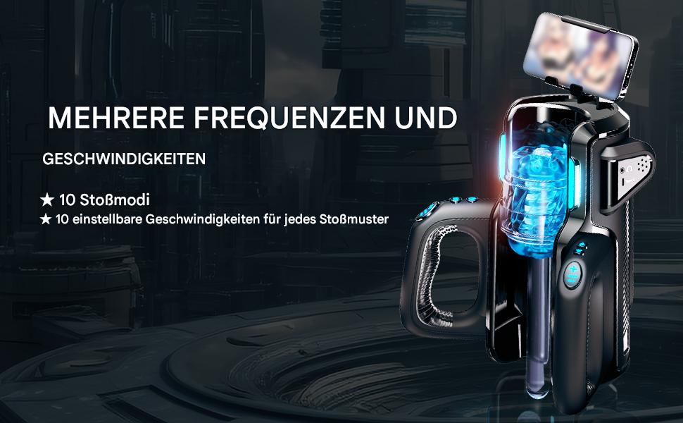 Електричний мастурбатор для чоловіків Leten з тримачем для телефону, подвійними ручками та набором аксесуарів