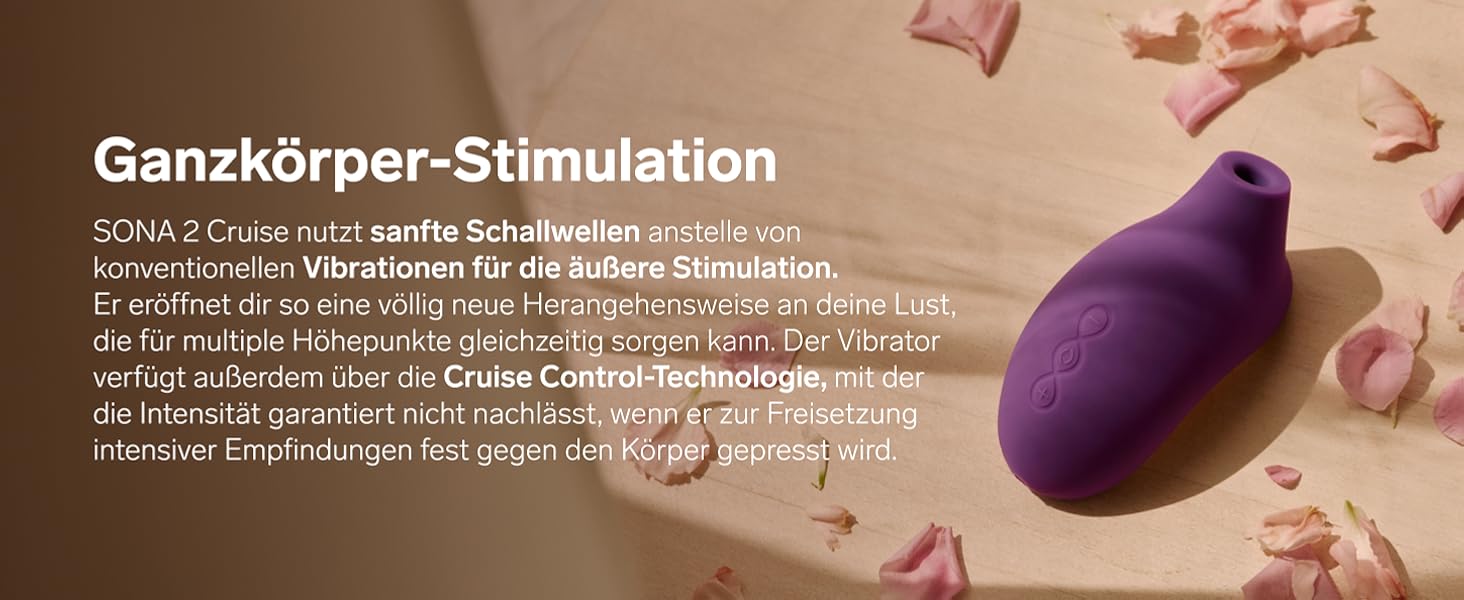 LELO Sona 2 Cruise - вібратор для клітора з технологією звукових хвиль, фіолетовий