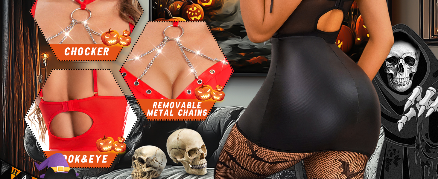 Жіноче шкіряне облягаюче міні-плаття з лакованої шкіри Wetlook, рожеве, XXL. Без бретелек, з металевим чокером, відкрита спина, для клубу, вечірки, Хелловіну.