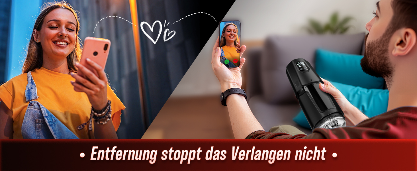 Мастурбатор для чоловіків KI-Interaktion з 7 режимами вібрації, ротацією та імітацією язика - секс-іграшка