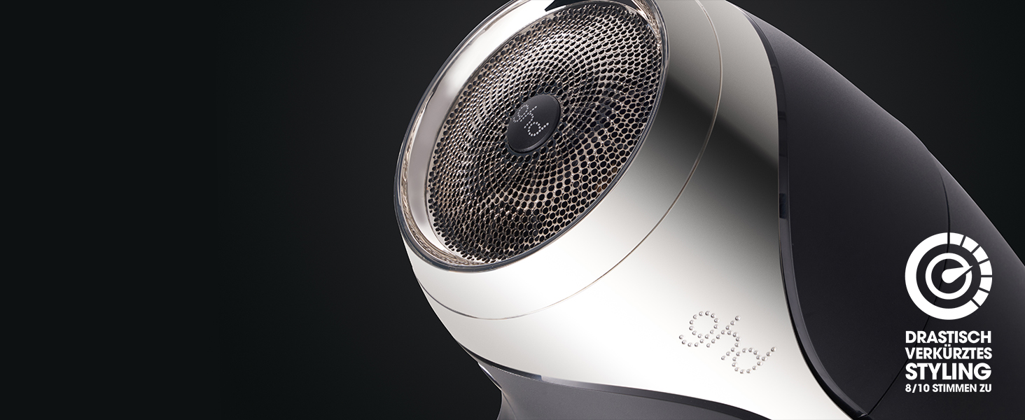 Професійний фен для волосся ghd Helios: швидке сушіння, низький рівень шуму, легка вага, чорний колір, для ідеального стайлінгу та blow-out