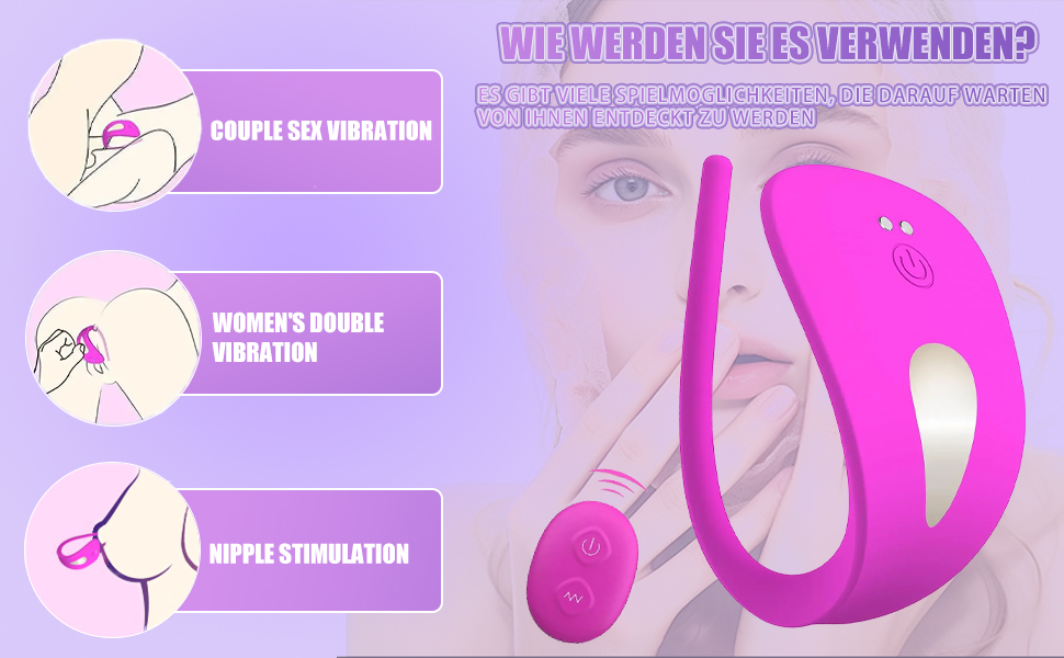 Вібратор Guspiun Ultradünn Butterfly для жінок, портативний, 7 режимів, керування дистанційно, міні-іграшка для дорослих