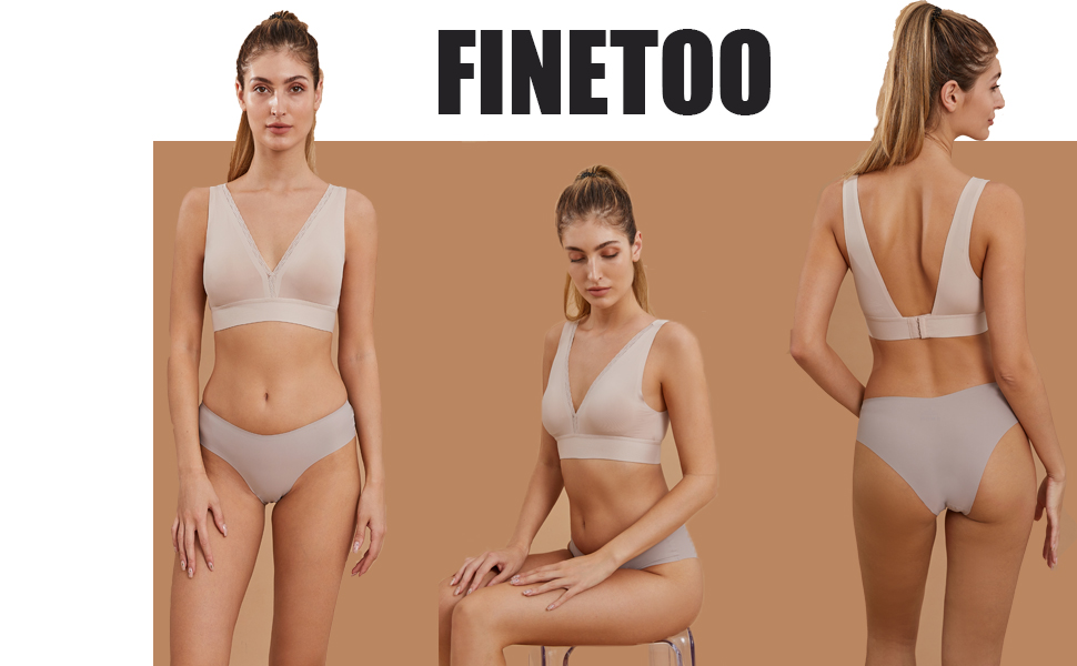 Набір трусиків FINETOO (10 шт.) - безшовні, жіночі, сексуальні, комфортні, XS-XL