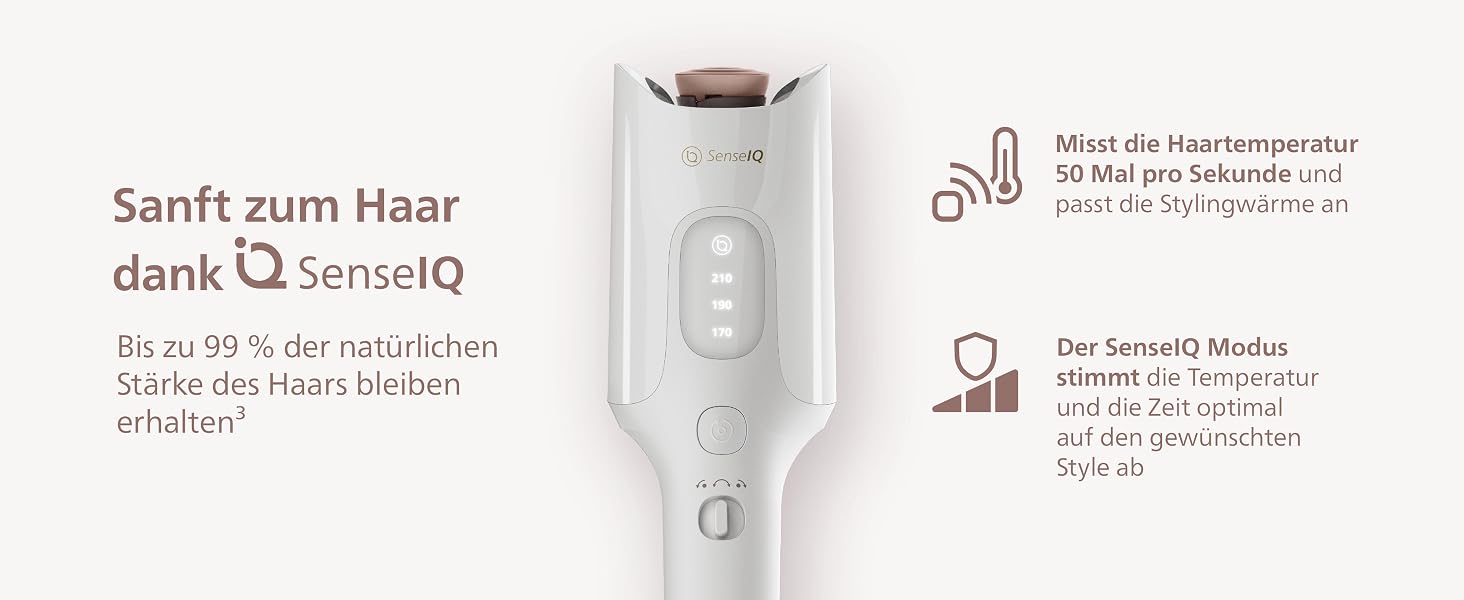 Автоматичний стайлер для завивки волосся Philips 8000 Series, 27 варіантів укладки, чорний (BHB968/10)