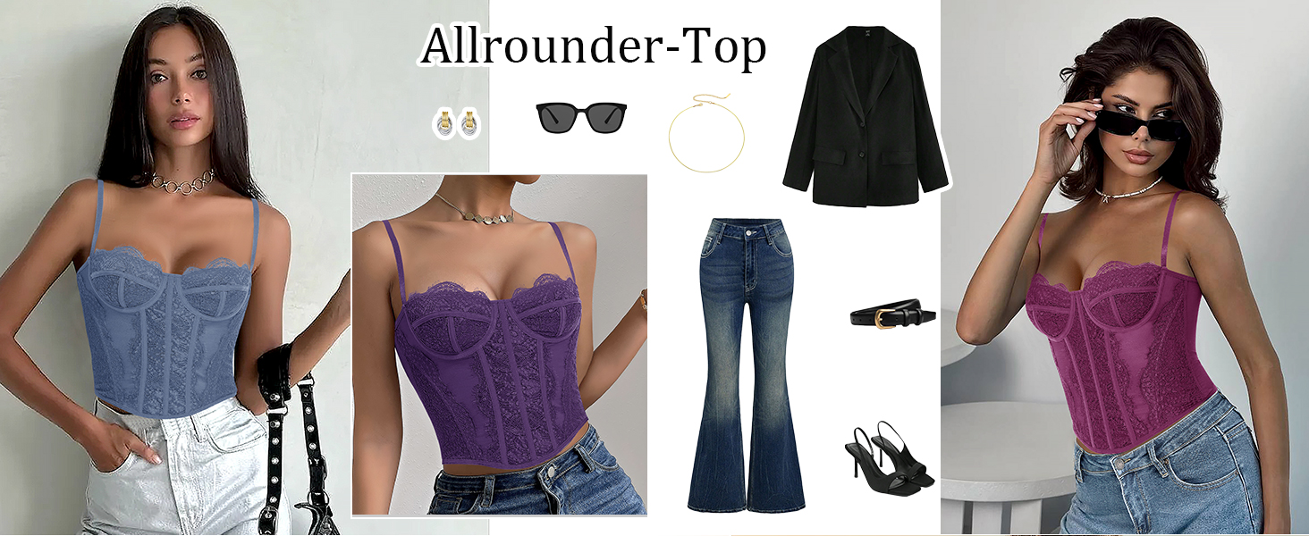 Корсетний топ для жінок з повним бюстом, чорний, XL. Корсет, повсякденний топ, сексуальний кроп-топ з бретелями.