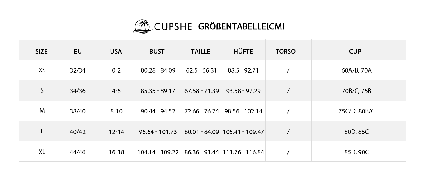 CUPSHE Купальник жіночий: двочастинний бікіні з високою талією, блакитний