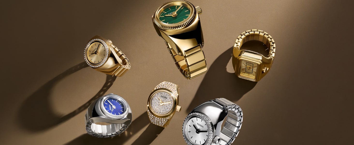 Жіночий шкіряний ремінець для годинника Fossil, бежевий