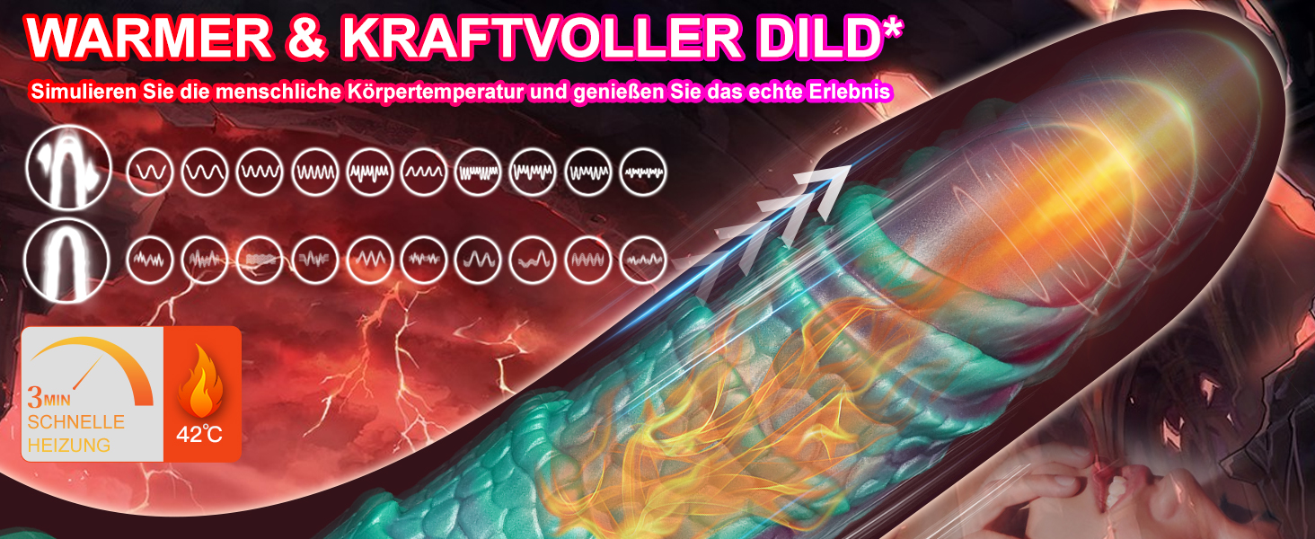 Вібратор для жінок - анальний вібратор з підігрівом та швидкою функцією імпульсу. Іграшки для дорослих, секс-іграшки.