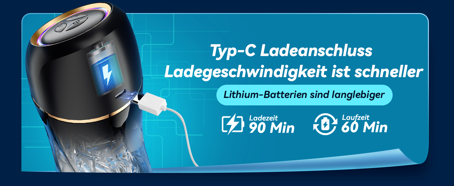Електричний мастурбатор для чоловіків з 10 рівнями потужності та вібрацією, преміум-якість