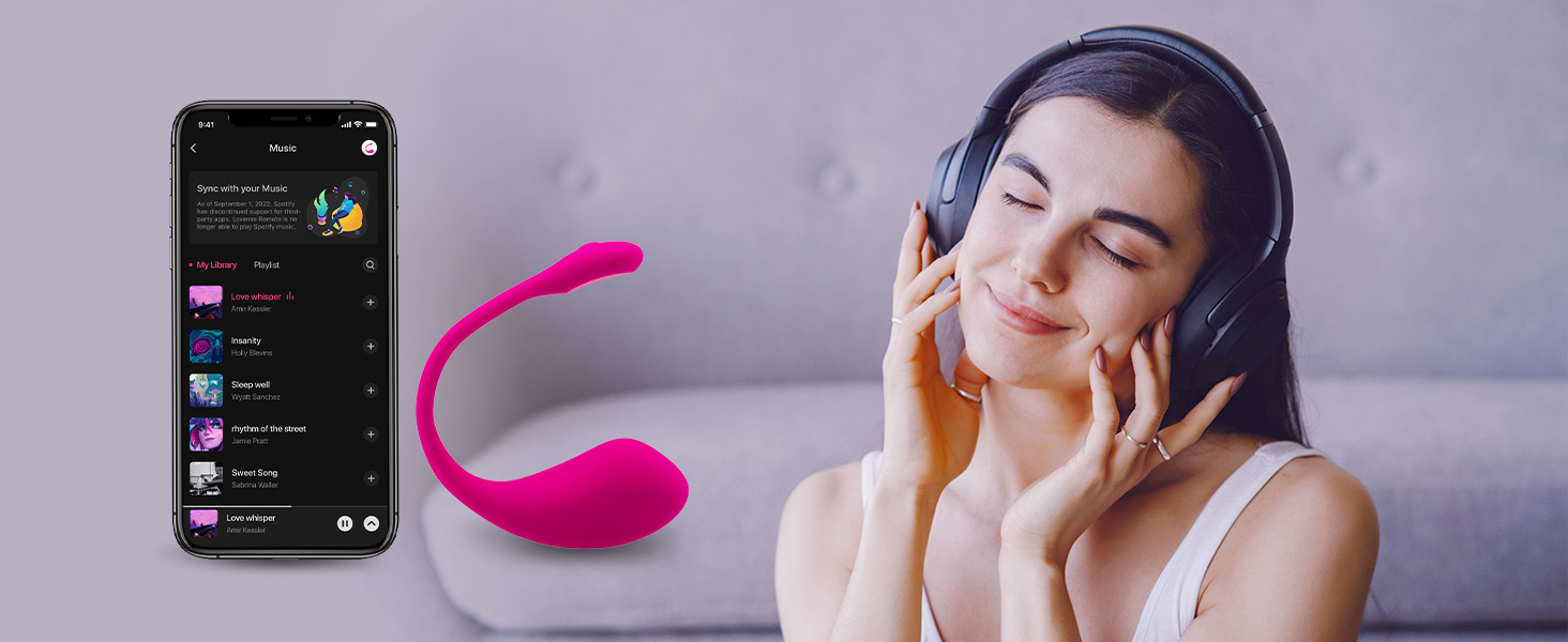 Lovense Lush 2 - вібратор для жінок, набір з 1000+ режимів, Bluetooth, дискретний та тихий, для подорожей та особистого використання