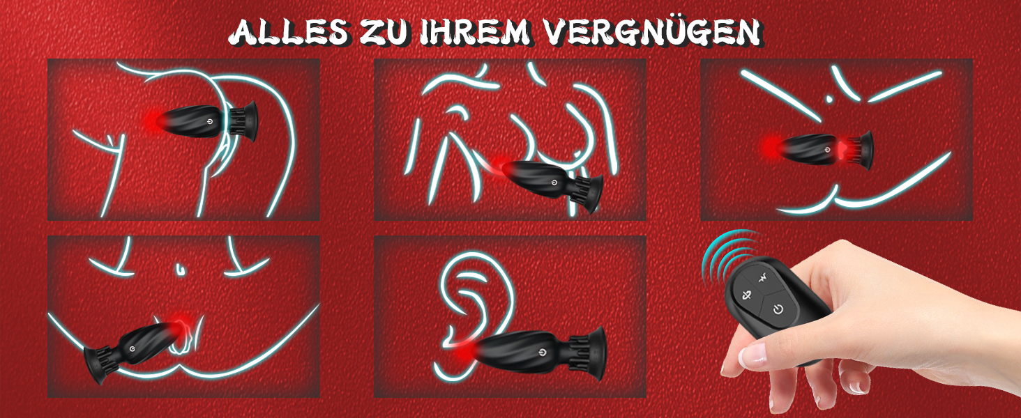 Аналізатор вібратор для чоловіків YcsLust, стимуляція простати, анальний плагін з 10 вібраціями та 10 режимами обертання, пульт дистанційного керування, секс-іграшка для пар, buttplug