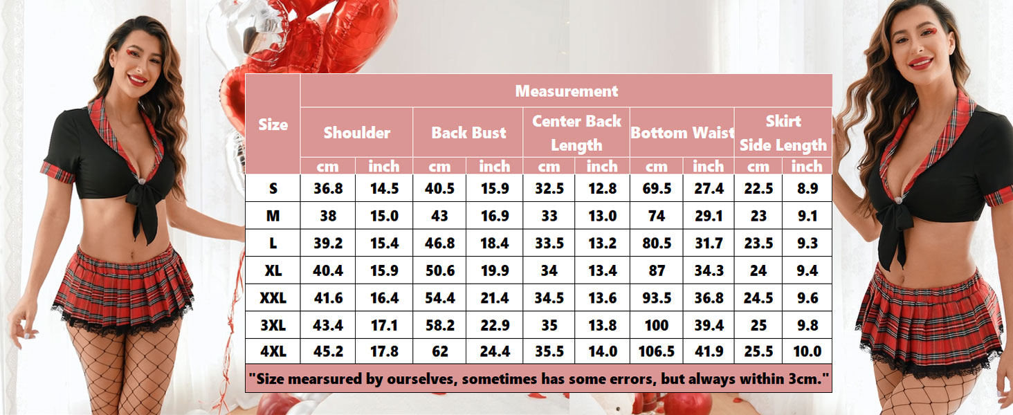 Комплект спідньої білизни Avidlove для рольових ігор: міні-спідниця з фалдами, сексуальний студентський костюм, білий