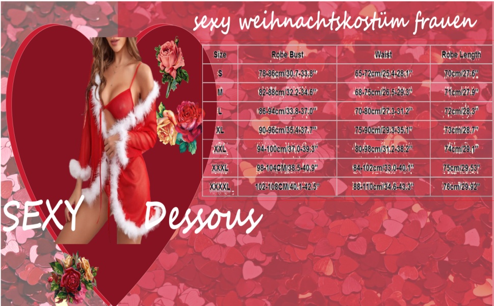 Жіноча святкова білизна: боді, піжама, babydoll, нічна сорочка. Ідеально на День святого Валентина та Різдво. Однорозмірний комплект