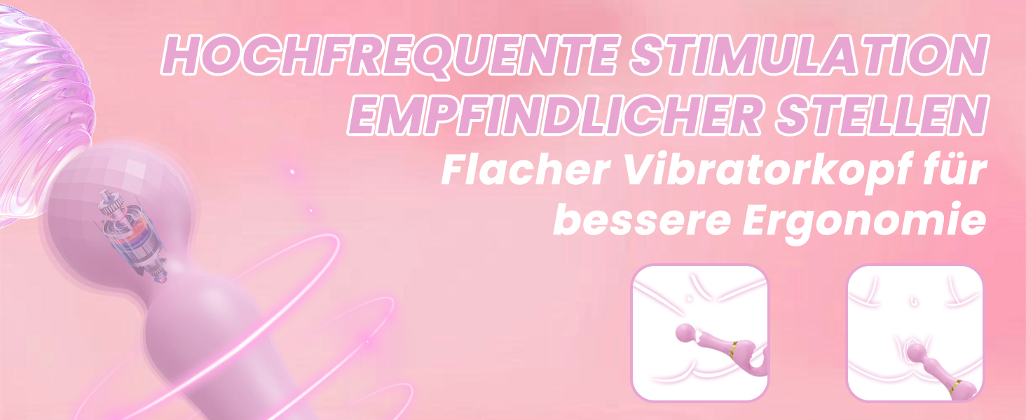 Вібратор для жінок ChicLSQ 2025 з 20 режимами вібрації (10+10), потужний та тихий, для особистого задоволення та парних ігор