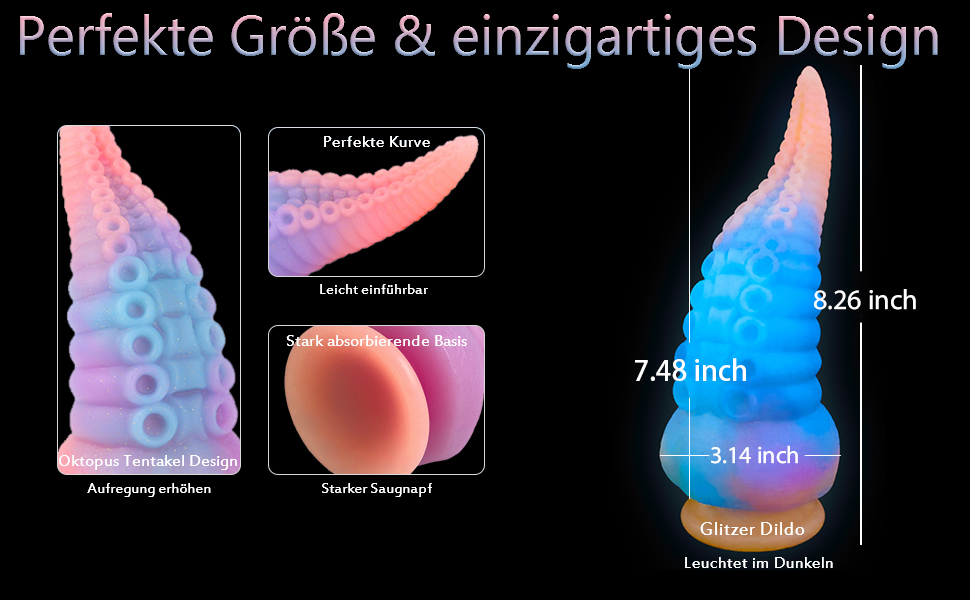 Анальний дildo з силікону 