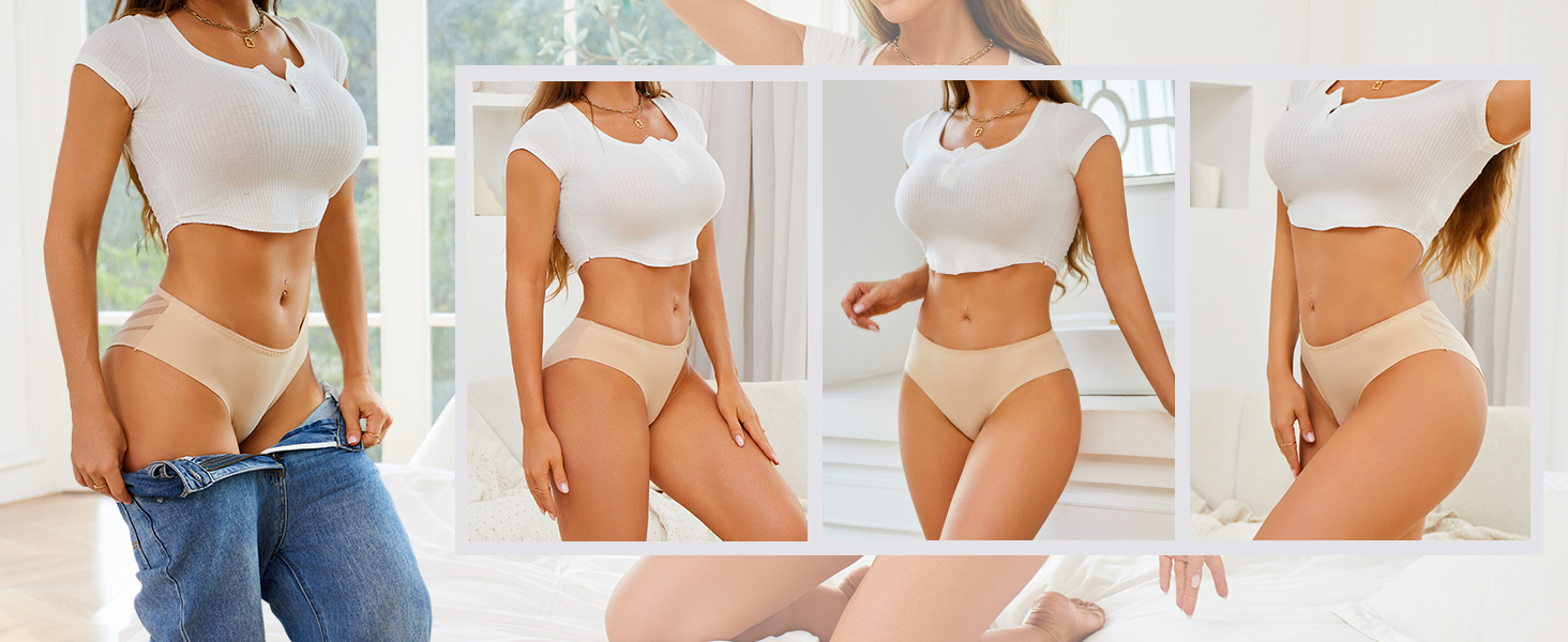 5 шт. комплект жіночих трусиків з мереживом, безшовні труси для жінок, сексуальна білизна, труси з мереживом, дихаюча білизна, S-XL, чорний/білий/кремовий/рожевий/темно-фіолетовий