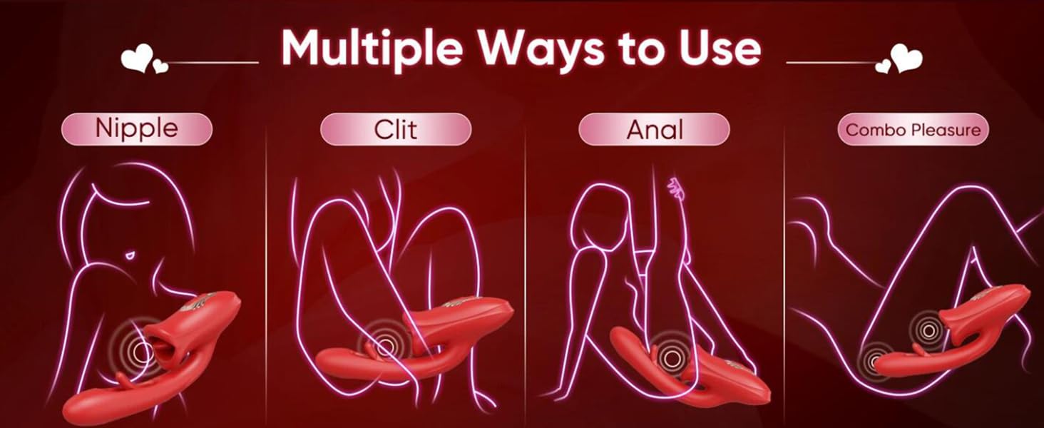 Вібратор JFRong Silikon 3-в-1 Кролик з 10 режимами вібрації, стимулятор G-точки та ануса, для жінок та пар