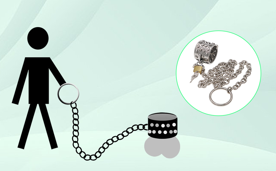 Сталевий пеніс-кільце з шипами PQKuss для розширення яєчок, SM-іграшка, 425г