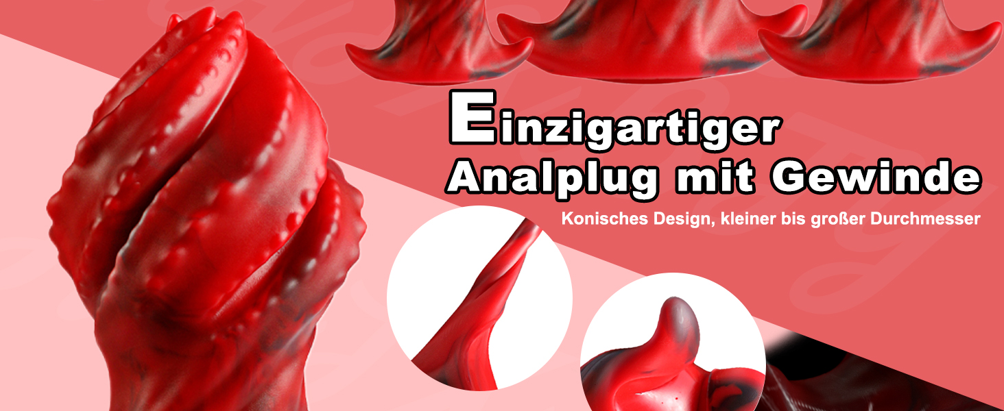 Масажер для тіла з силікону NAIXBTY Pug - для жінок та чоловіків, для масажу G-точки та простати