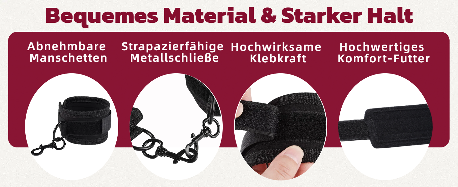 Розпірка для бондажу з металу, наручники та кайдани для ніг BDSM для пар (чорний)