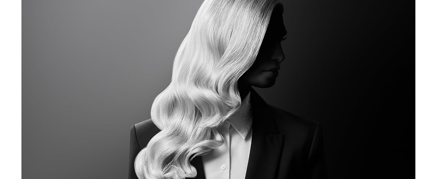 Випрямляч для волосся Rowenta x Karl Lagerfeld SF467L K/Pro Stylist з кератиновим покриттям Glow, іонізацією та вбудованим гребінцем, 140-210°C, чорний/червоний
