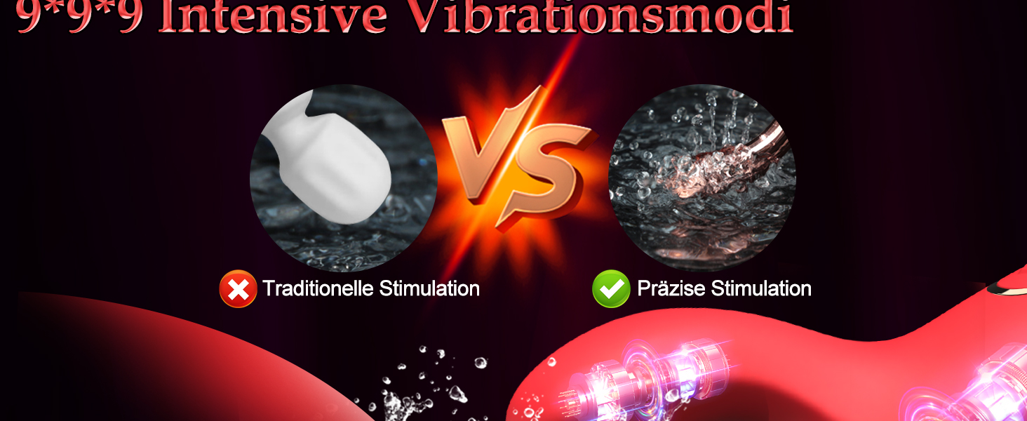 Вібратор Rabbit Sexspielzeug для жінок: стимуляція G-точки, клітора, Dildo. 9 режимів вібрації, стимулятор для дорослих.