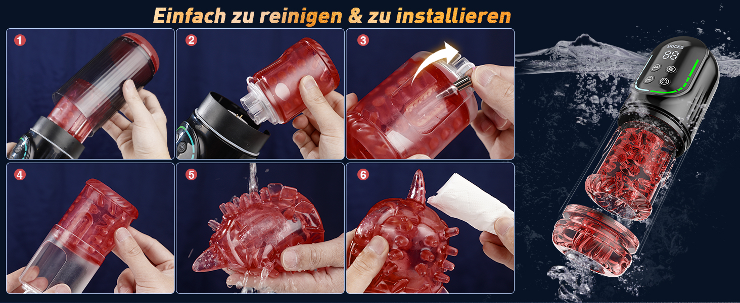 Мастурбатор для чоловіків з функцією вигину, ротаційним насосом та керуванням через додаток - сексуальна іграшка для чоловіків