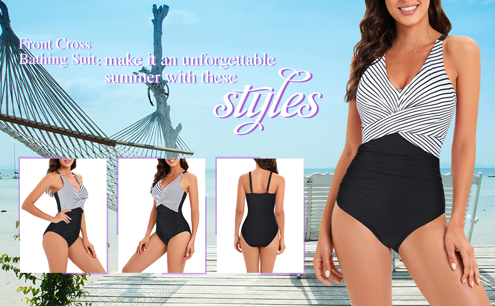 Спортивний купальник для жінок: одноцільний, з високою талією, push-up, синій (40)