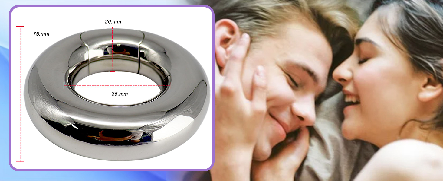 Сталевий розтягувач яєчок Jinqian 420г - важкий, для чоловіків, сталевий кільце для яєчок, аксесуар для BDSM