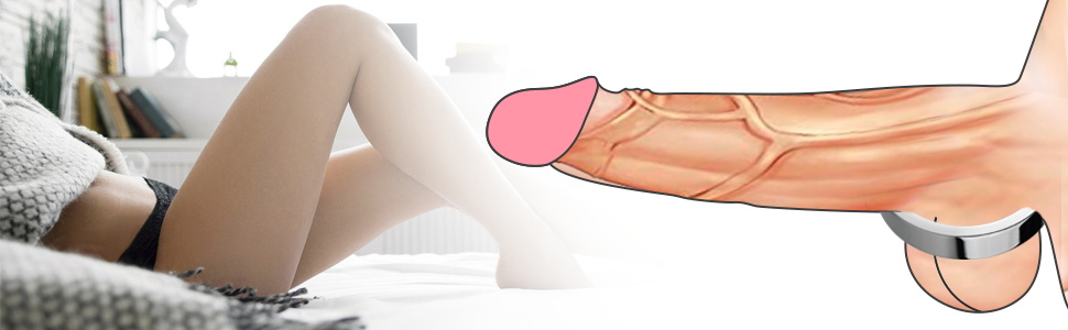 Кільце для статевого члена SXOVO з навантажувальним підвіском, для чоловіків, з нержавіючої сталі, для затримки еякуляції