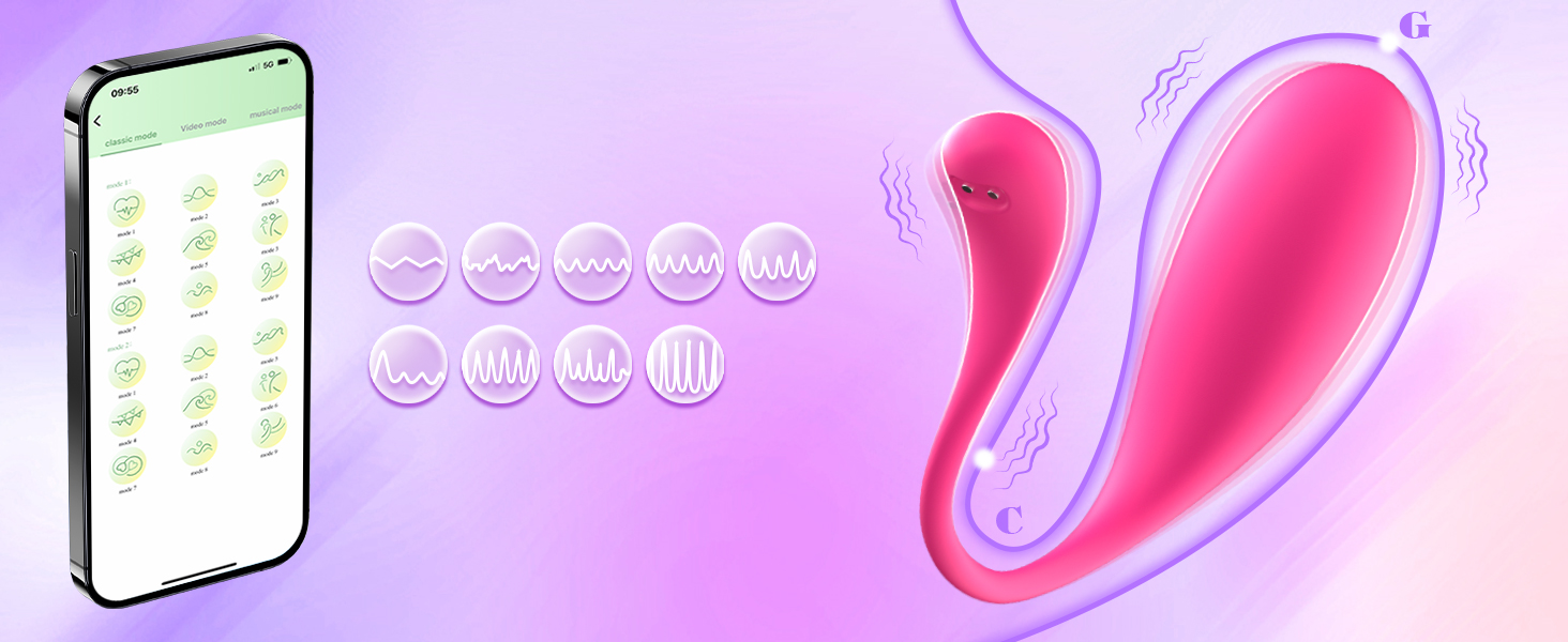 Вібратор жіночий з пультом дистанційного керування, 9 режимів, для інтимної насолоди. Іграшка для дорослих, червоний.