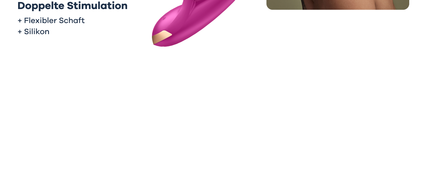 Вібратор Satisfyer Double Flex Connect з Bluetooth-додатком | Інтимні іграшки для жінок | Водостійкий (IPX7) | Силікон преміум-якості | Повторно заряджається, фіолетовий колір